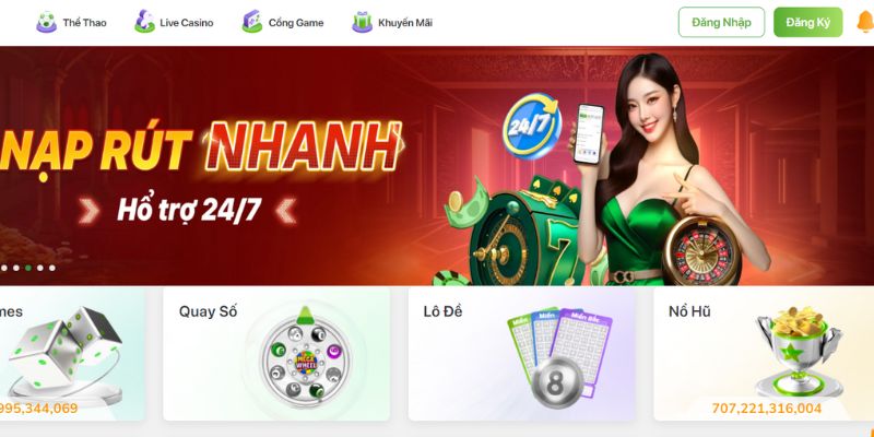 Bước 1: Truy cập vào giao diện chính của nhà cái HO88