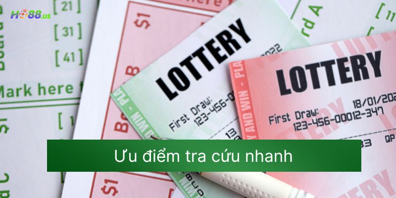 Ưu điểm tra cứu nhanh Ưu điểm tra cứu nhanh